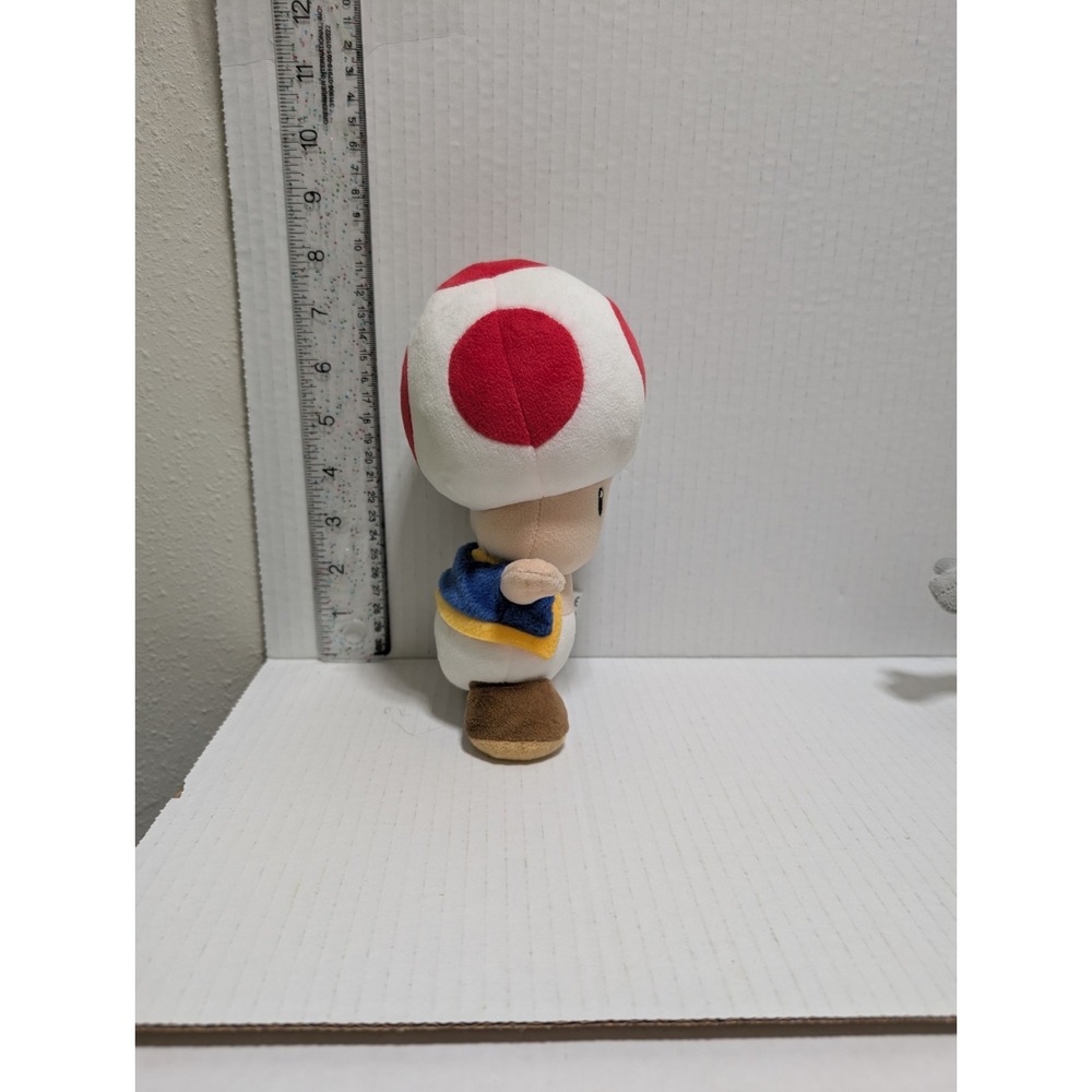 Little Buddy Super Mario Toad 7" Plush 2017 Nintendo - Picture 6 of 10